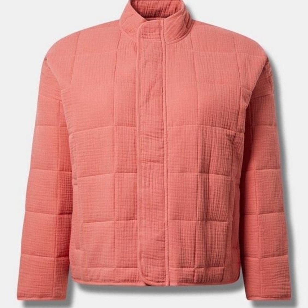 Torrid Quilted Drop Shoulder Puffer Jacket